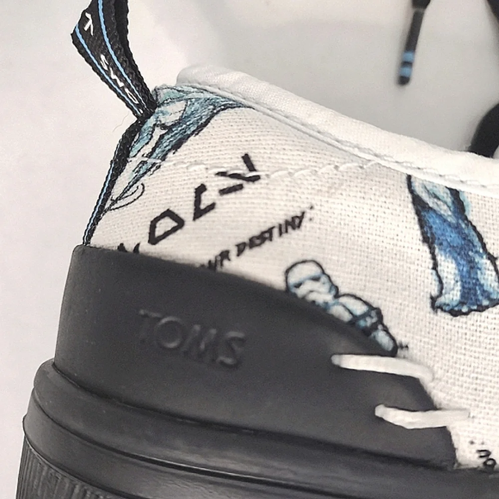 Star Wars X Toms Limited Edition Travel Lite Sneakers Size 9.5 - Picture 12 of 15